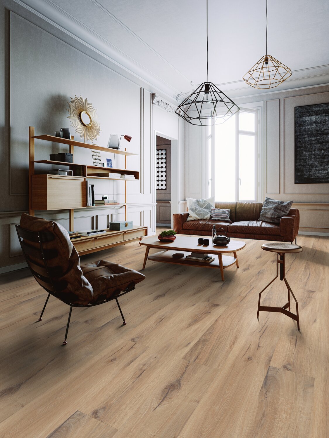 Vinylboden Virtuo 30 Rigid Acoustic  Daintree Honey Landhausdiele 22,90 x 125,00 cm, F21161
