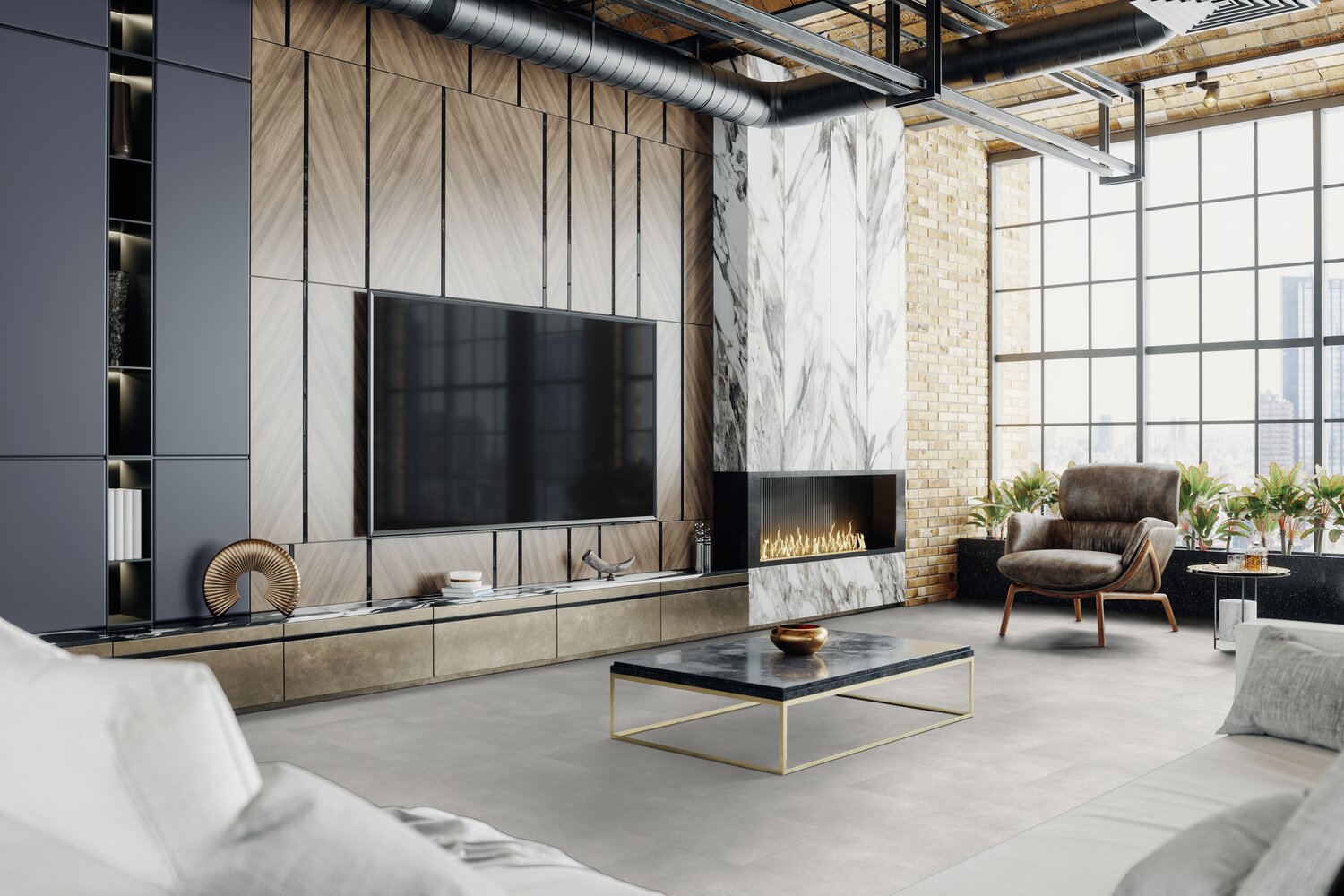 Vinylboden Virtuo 30 Rigid Acoustic Latina clear  39,90 x 73,00 cm, F21138