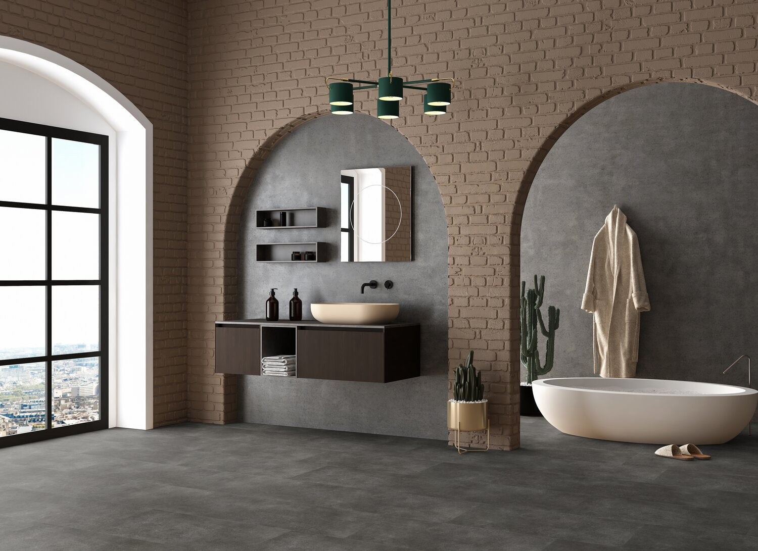 Vinylboden Virtuo 30 Rigid Acoustic Latina dark  39,90 x 73,00 cm, F21136