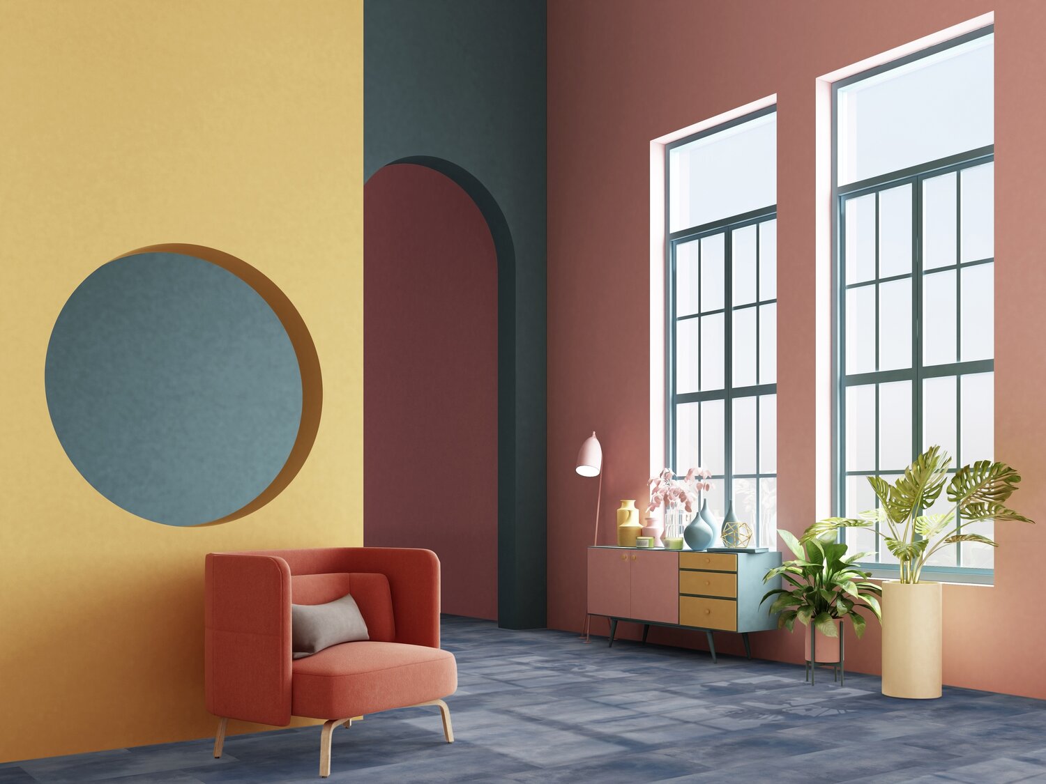 Vinylboden Virtuo 30 Rigid Acoustic Acuarela Ink  39,90 x 73,00 cm, F21130