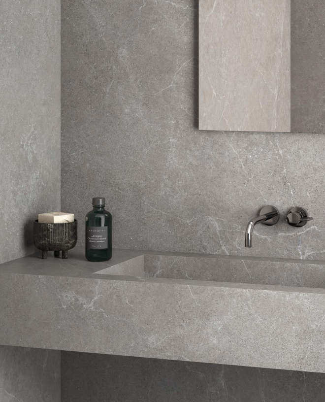 Wand/Bodenfliese Storm grey matt rekt. 30x60, F10259