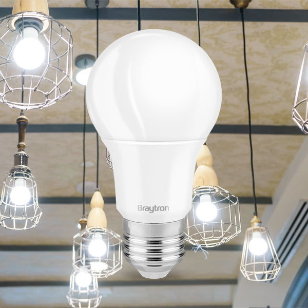 Braytron LED E27 Luchtmittel 9W A60 4000K Neutralweiß Birnenform 806 Lumen