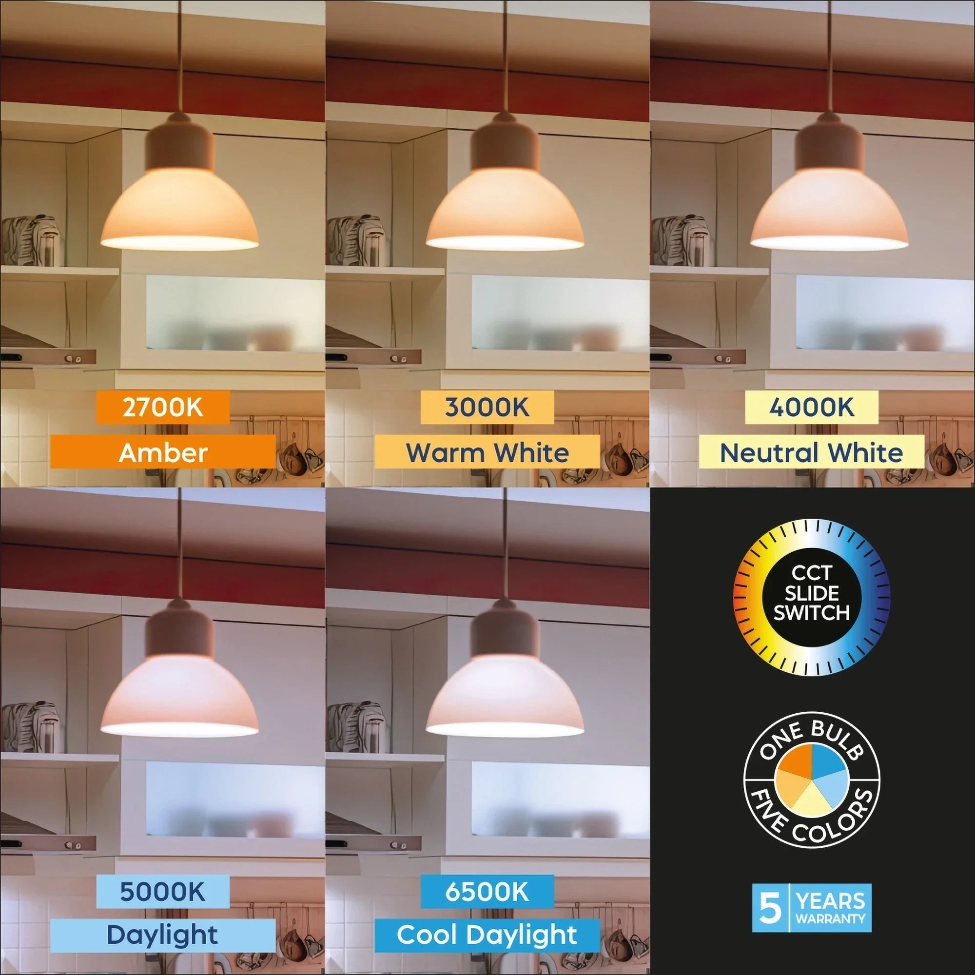 Braytron LED Lampe E27 10,5W 1160lm A60 mit umschaltbarer Lichtfarbe (5CCT)