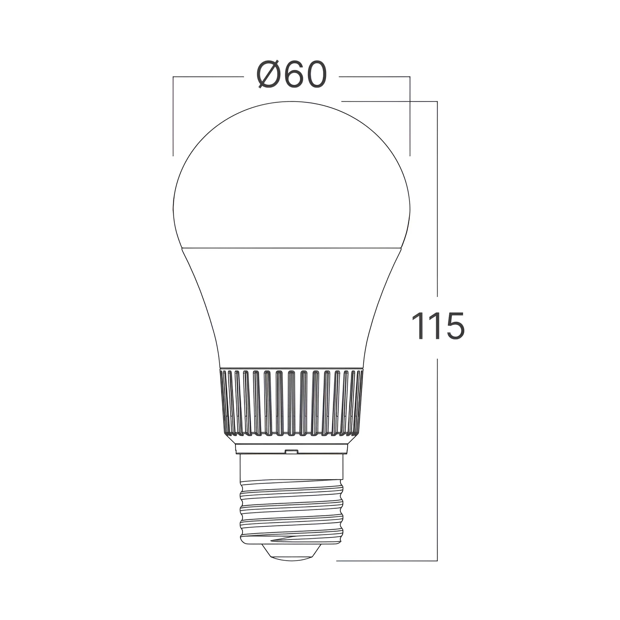 Braytron LED Lampe E27 10,5W 1160lm A60 mit umschaltbarer Lichtfarbe (5CCT)