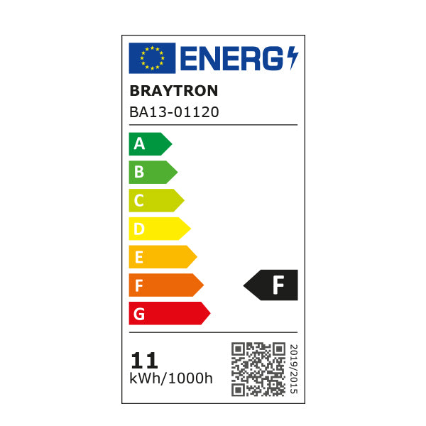 Braytron LED Glühbirne Birnenform E27 11W 6500K 1055 Lumen Kaltweiß Leuchtmittel A60