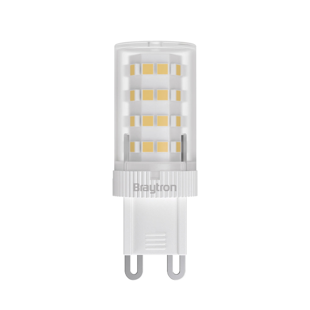 Braytron G9 LED Leuchtmittel 5W 3000K Warmweiß 220V Energiesparlampe Stiftsockel Braytron D360