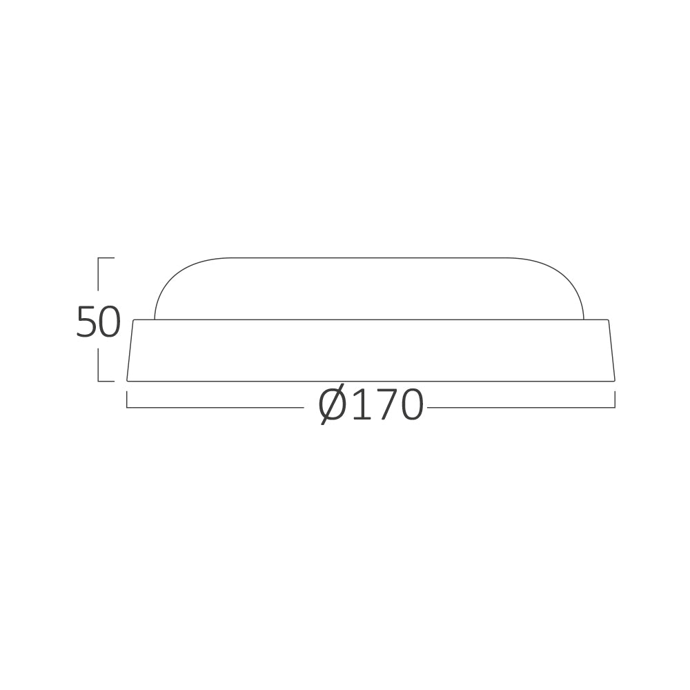 Braytron LED 12W Wand Decken Leuchte Feuchtraumleuchte Keller Außen Flur Garage 3000K IP54 Bad