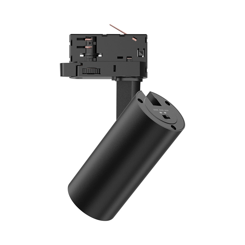 Braytron 3-Phasen LED Schienenstrahler 15W 3CCT 3000-6000K schwarz dreh und schwenkbar Spot