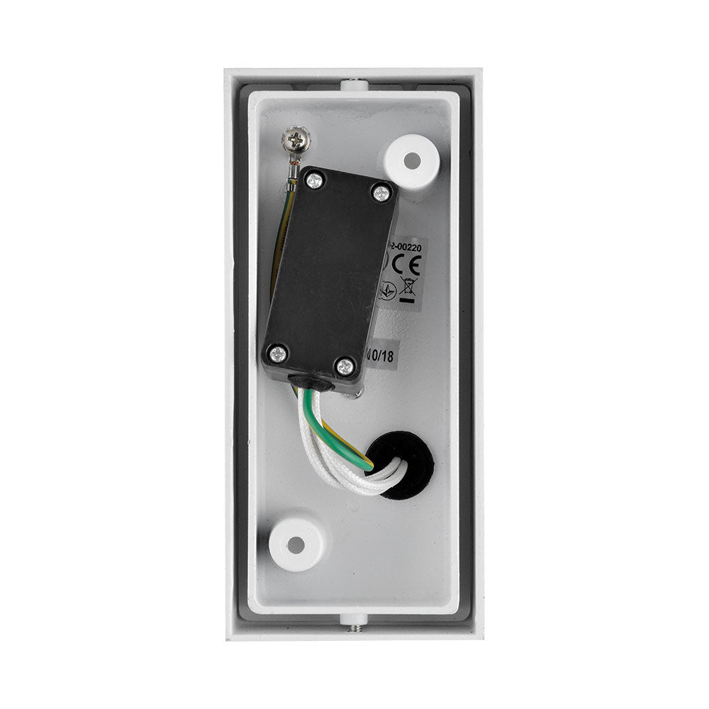 LED Wandleuchte Außen Weiß Rund GU10 Down &Down Außenwandleuchte Wandlampe IP44