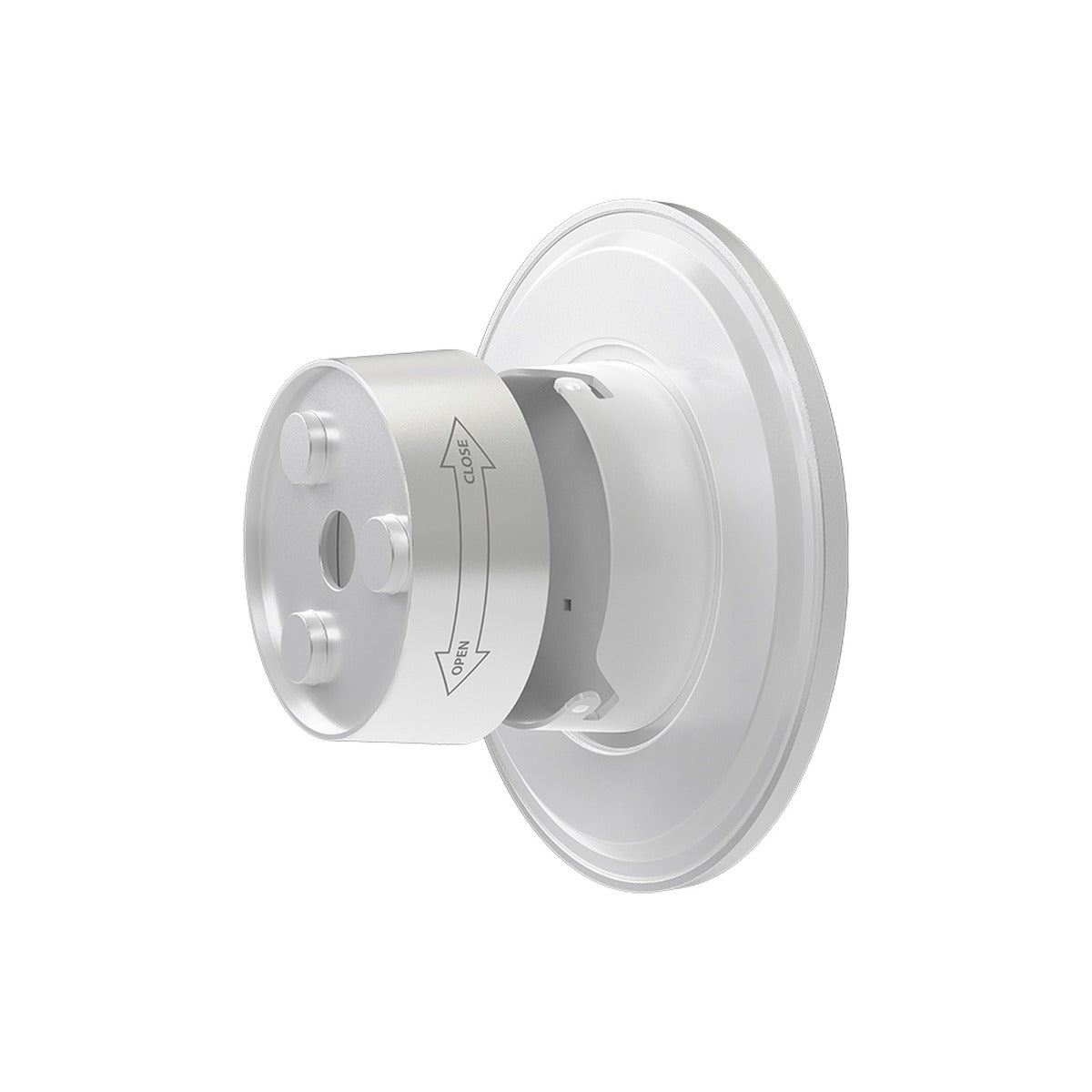 Braytron Palermo LED Außenwandleuchte 8W 3CCT rund IP65 Ø120 mm – Weiß