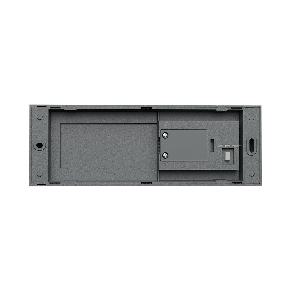 LED schwarze Wandleuchte direkt Außen IP65 – 3W | 3in1 Farbtemperatur | Stufen & Treppenbeleuchtung