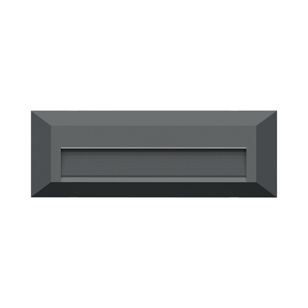 LED schwarze Wandleuchte indirekt Außen IP65 – 3W 3in1 Farbtemperatur | Stufen & Treppenbeleuchtung