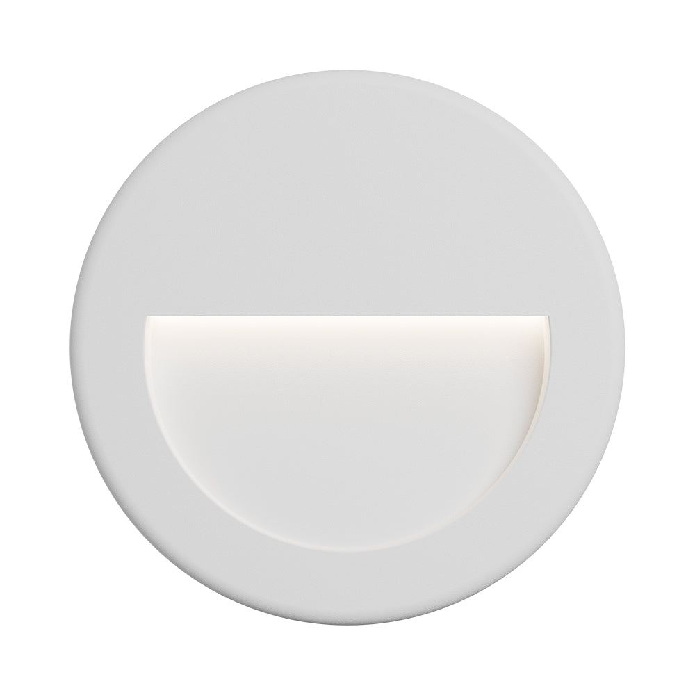 3W LED Treppenlicht Treppenbeleuchtung Treppenleuchte Stufenlicht Stufen Leuchte Rund Weiß