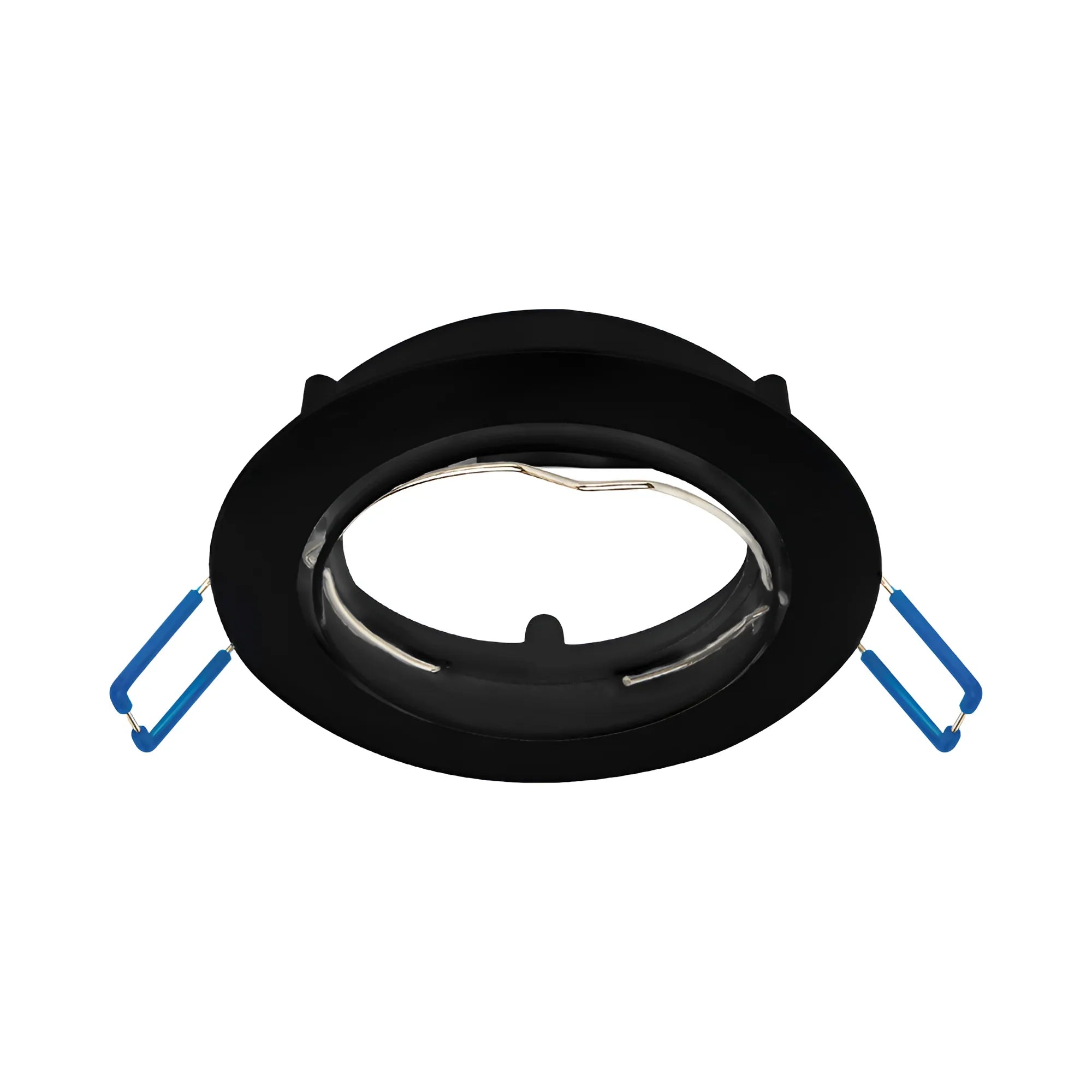 Braytron LED Einbaurahmen GU10 rund IP20 Aluminium Ø82 mm – Schwarz