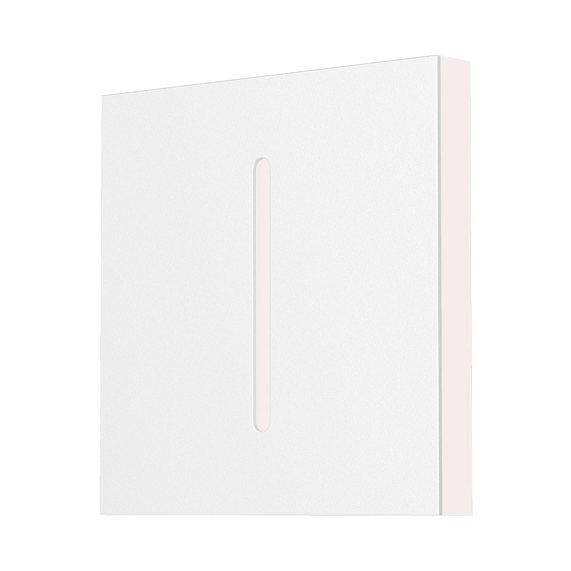Braytron Abdeckung für LED-Treppenleuchte eckig 80×80 mm – Weiß