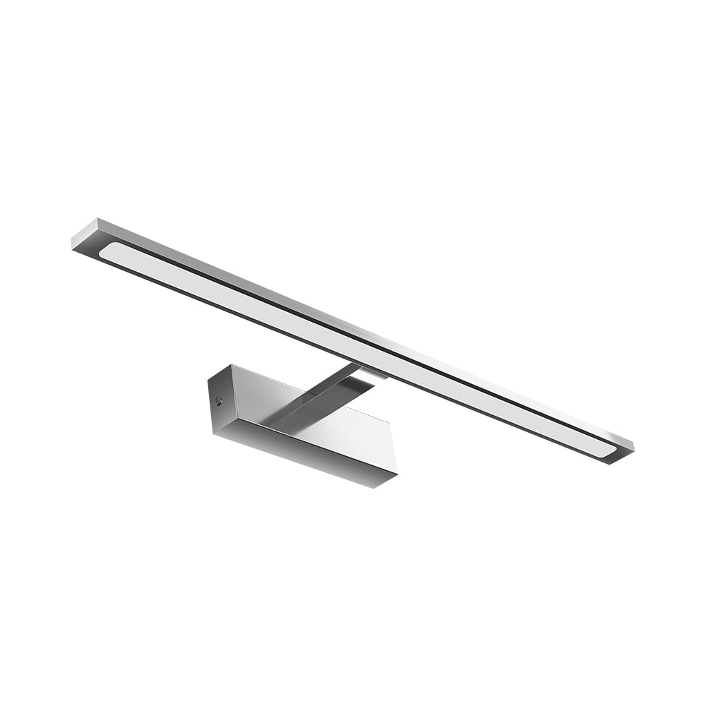 Braytron LED 12 Watt 60 Spiegelleuchte Badlampe 3CCT IP44 900 Lumen Wandlampe silbern/chrom