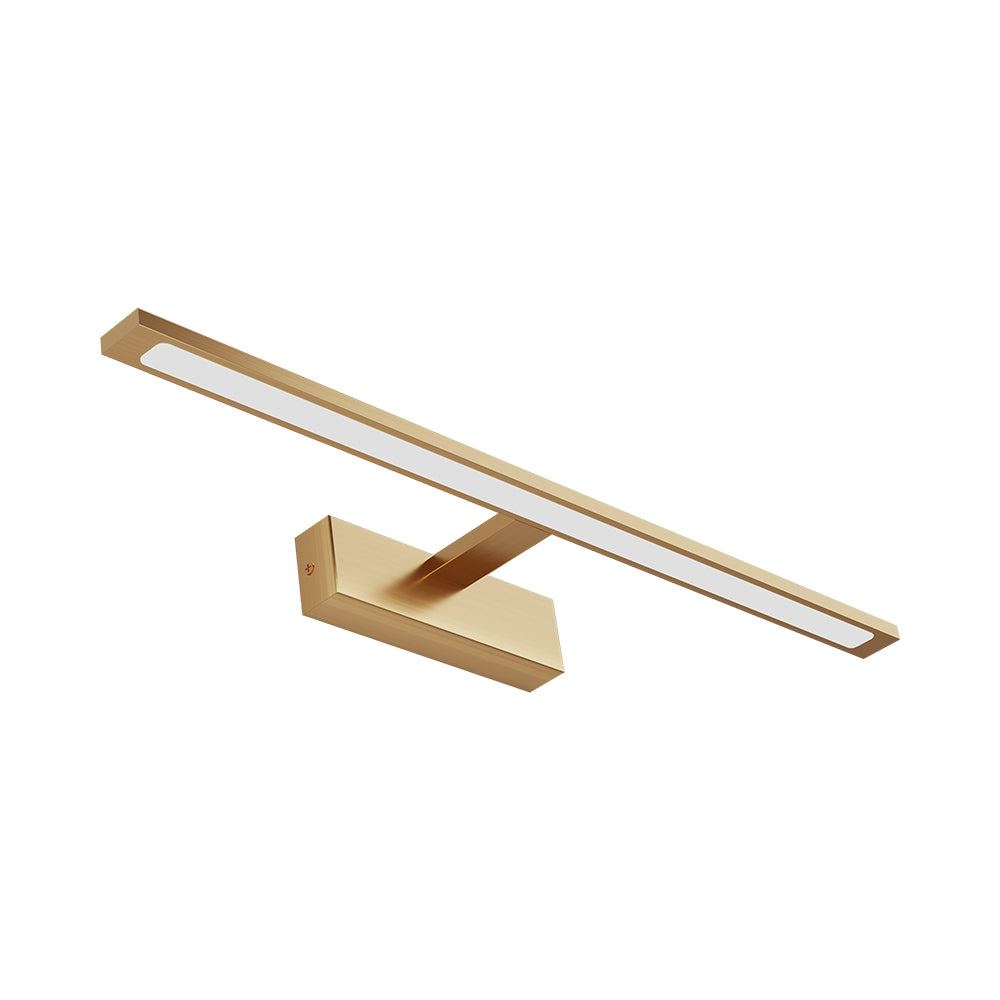 Braytron LED 12 Watt 60 Spiegelleuchte Badlampe 3CCT IP44 900 Lumen Wandlampe gold