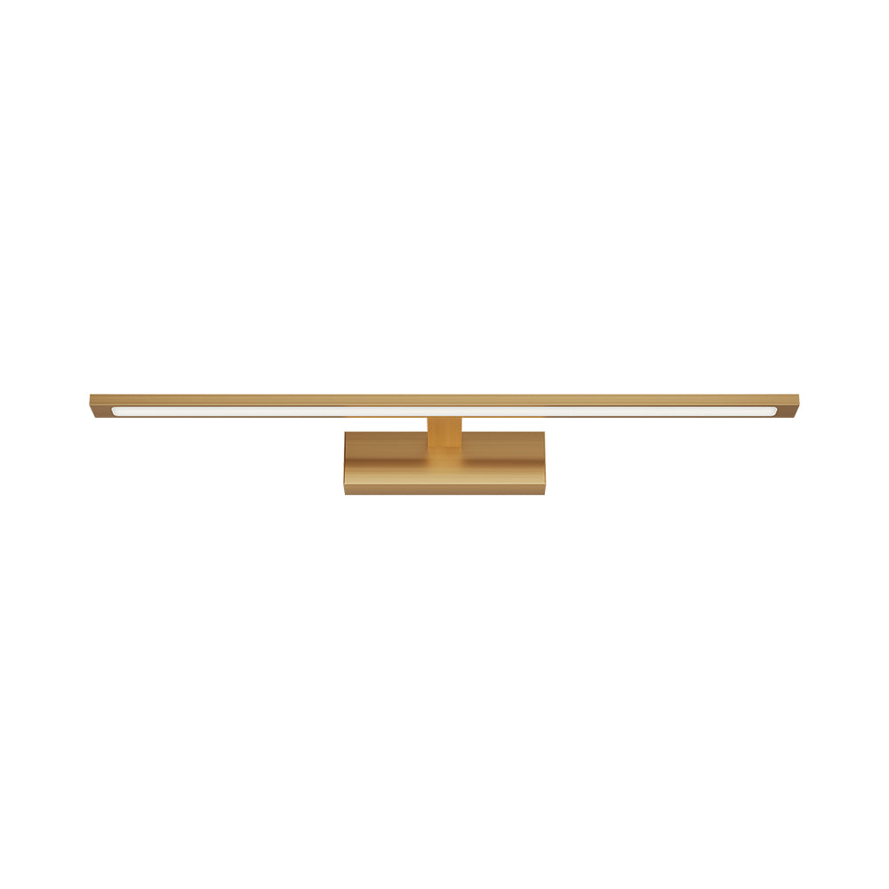 Braytron LED 12 Watt 60 Spiegelleuchte Badlampe 3CCT IP44 900 Lumen Wandlampe gold