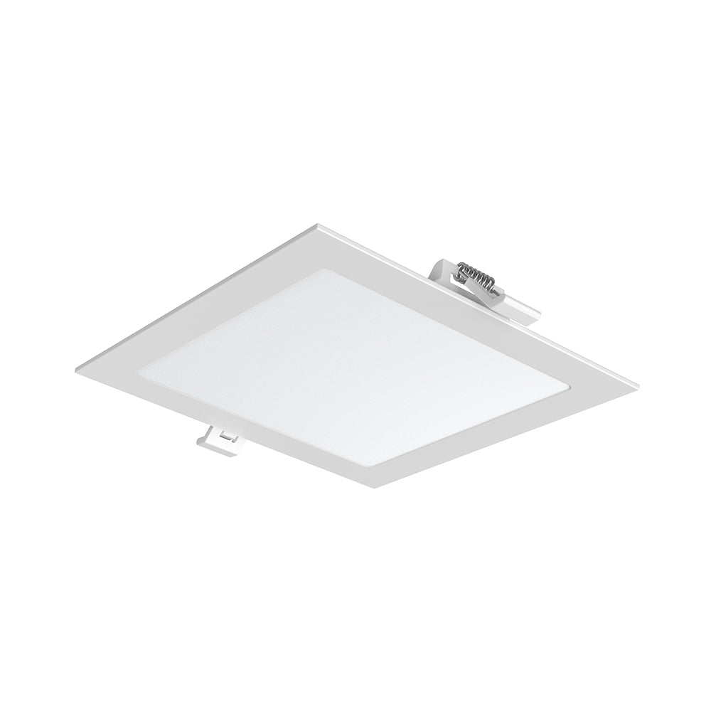 Braytron LED Eckige Panel Einbaustrahler Einbauleuchte Flach 12W 4000K Neutralweiß 230V Unterputz