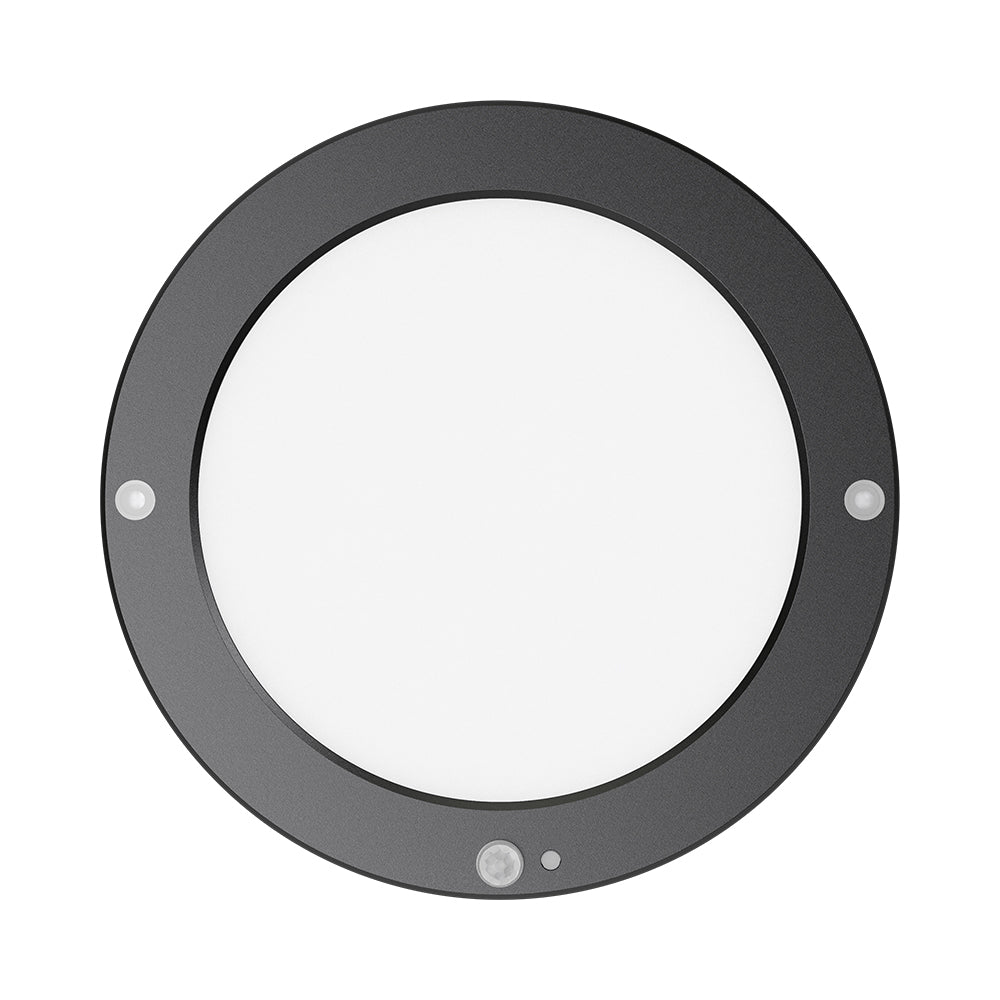 Braytron LED Deckenleuchte Bewegungsmelder Sensor Lampe Treppenlicht Deckenlicht Flur 20W Schwarz