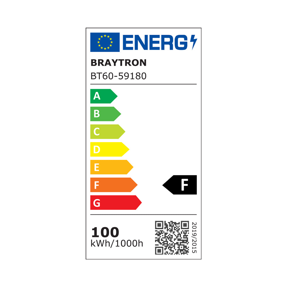 Braytron LED Flutlichtstrahler 100W, IP65, 3CCT, gleichmäßiges Licht ohne sichtbare LEDs, Außenstrahler für Baustellen, Hallen und große Flächen