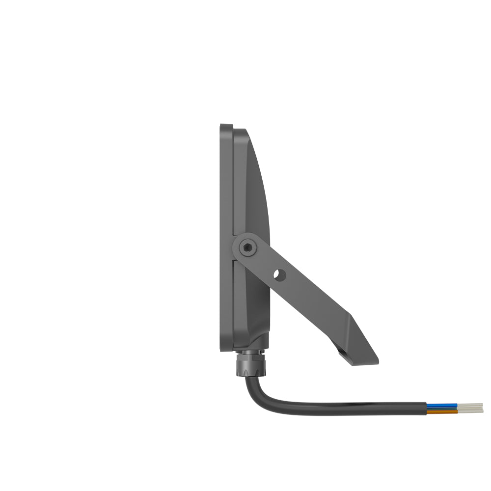 Braytron LED Flutlicht Außen IP65 – LED Strahler mit 3CCT Farbwahl 3000K/4000K/6500K – Aluminium Außenstrahler 90° – Garten, Hof & Baustrahler – 10W - 300W (10, Watt)