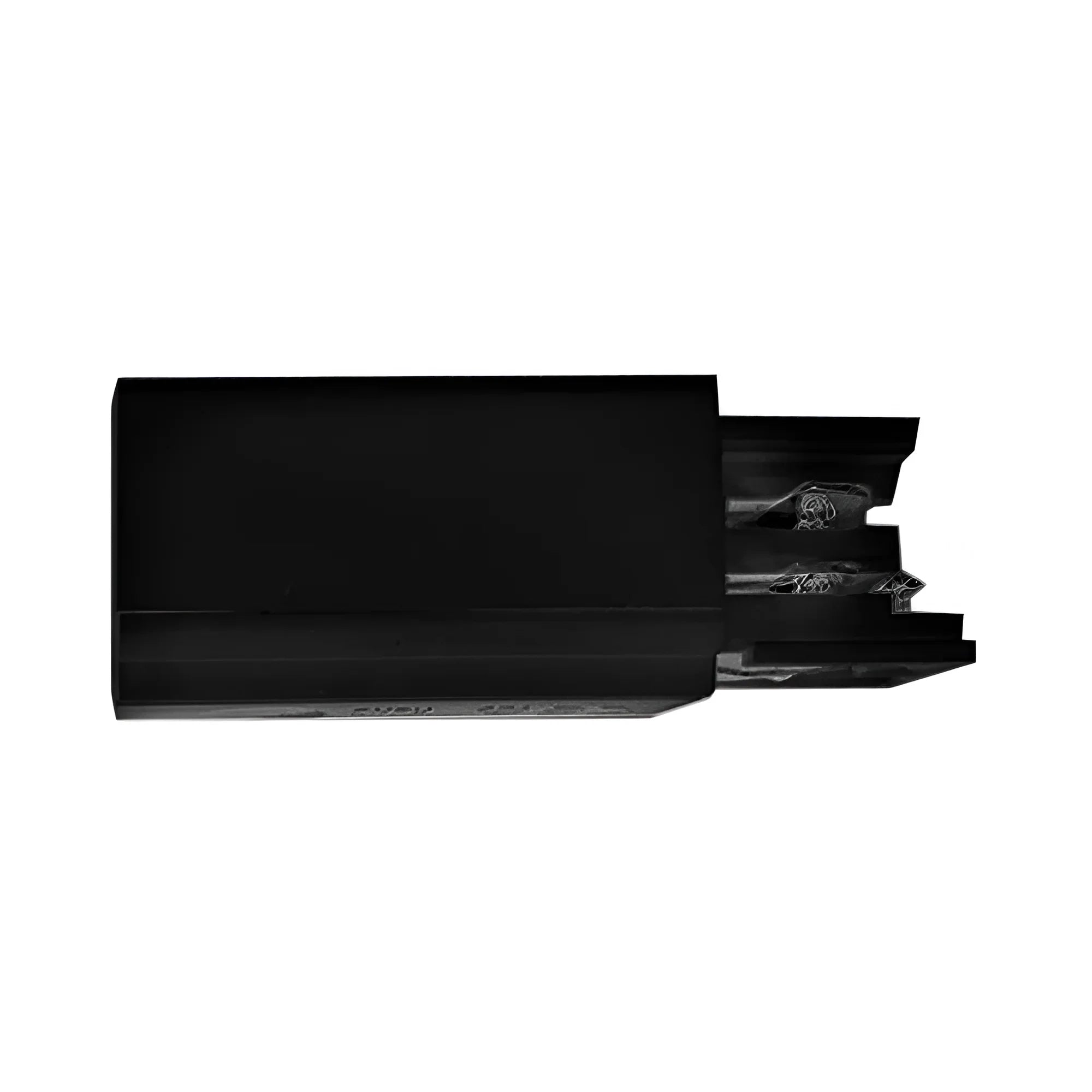 Braytron Einspeiseadapter für 3-Phasen-Stromschiene 230V – 4-Leiter, Schwarz