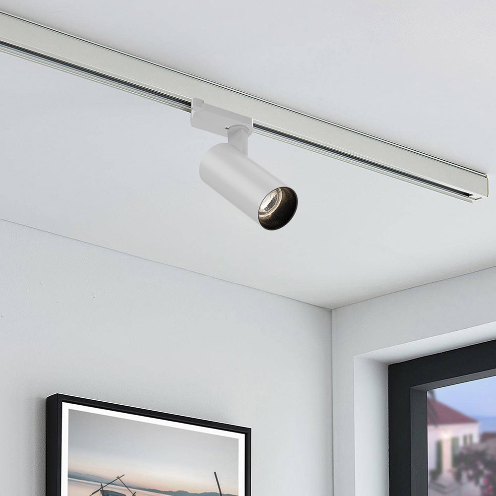 Braytron LED Schienenstrahler 30W 1-Phasen 3 Lichtfarben 3420 lm dreh- und schwenkbar – Weiß