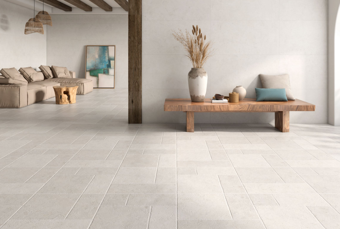 Wand/Bodenfliesen  Montpellier blanco  matt  rekt. 60 x 120, F10762