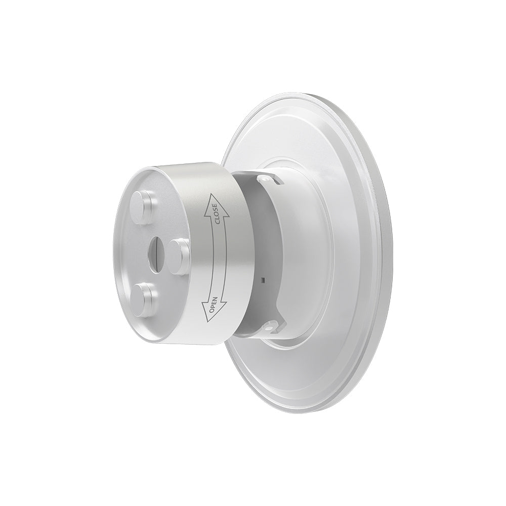 Braytron Palermo LED Außenwandleuchte 8W 3CCT rund IP65 Ø120 mm – Weiß
