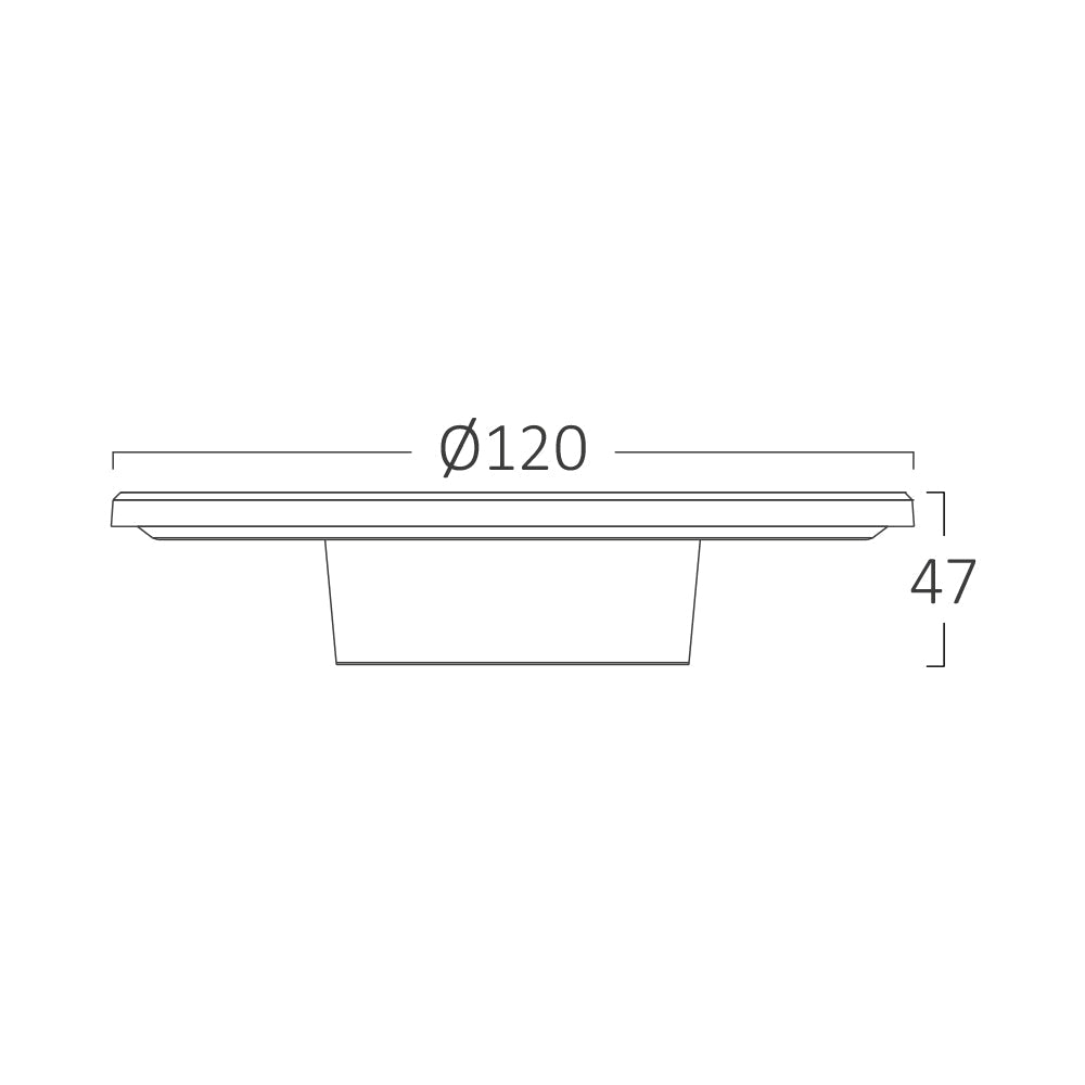 Braytron Palermo LED Außenwandleuchte 8W 3CCT rund IP65 Ø120 mm – Weiß