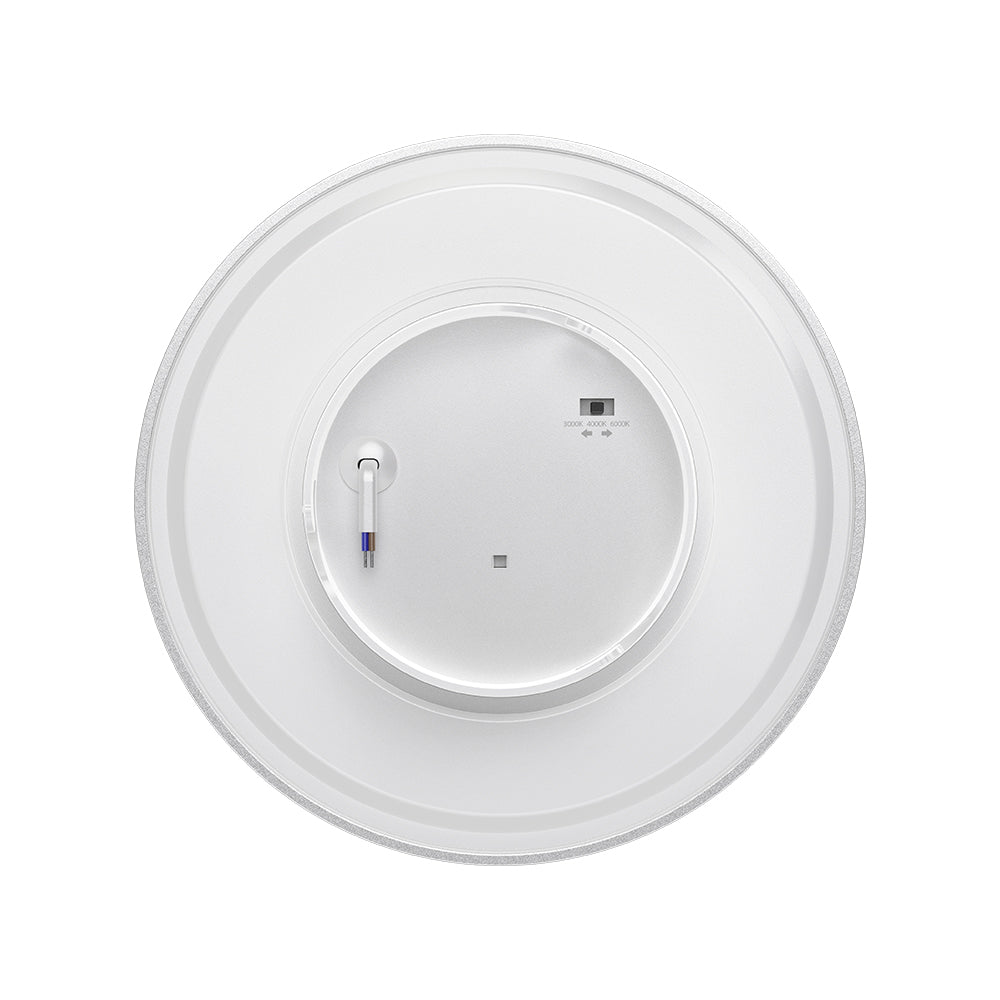 Braytron Palermo LED Außenwandleuchte 10W 3CCT rund IP65 Ø180 mm – Weiß