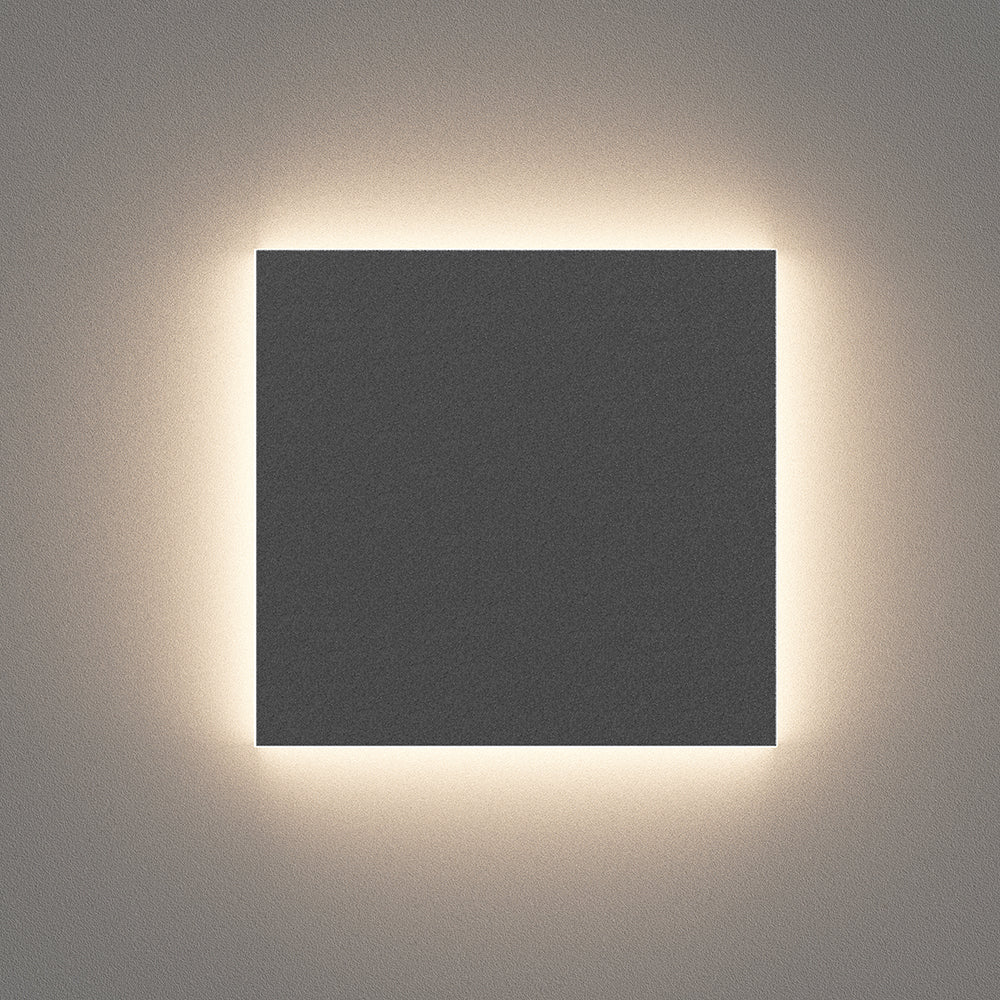 Braytron Abdeckung für LED-Treppenleuchte eckig 80×80 mm – Schwarz