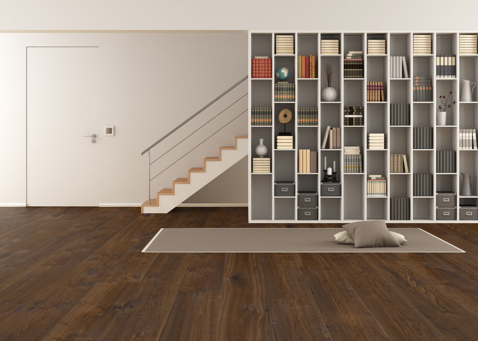 Parkett Boston Eiche darkbrown astig, gebürstet 18,9 x 186 cm, F20383