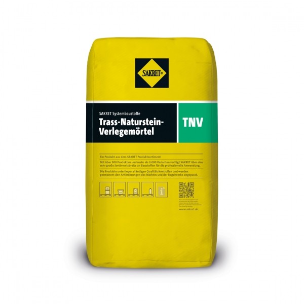 SAKRET Trassnaturstein-Verlegemörtel TNV 25 kg, F10059