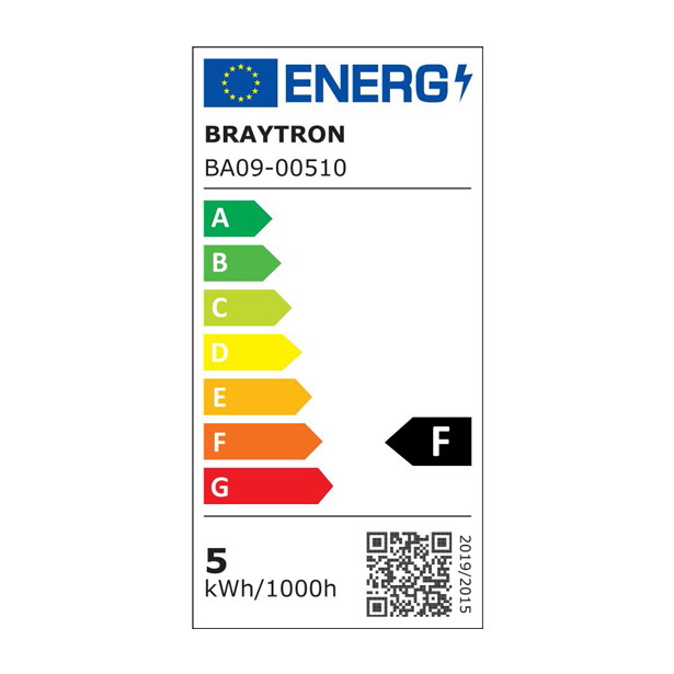 Sparset 10 X Braytron LED E14 Leuchtmittel 5W C37 3000K Warmweiß Kerzenform 450 Lumen
