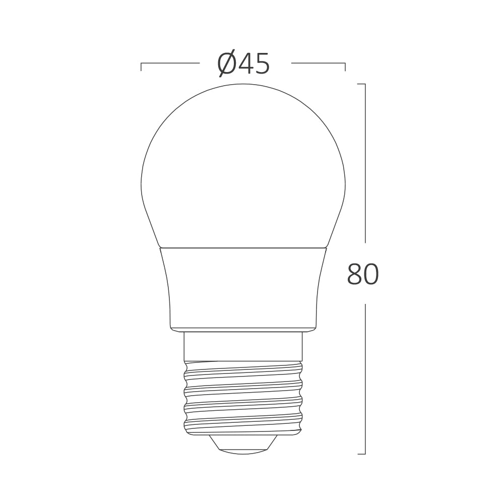 10 X Braytron LED E27 G45 Tropfenform Leuchtmittel 5W Kugel Lampe Birne 450 Lumen 6500K Kaltweiß
