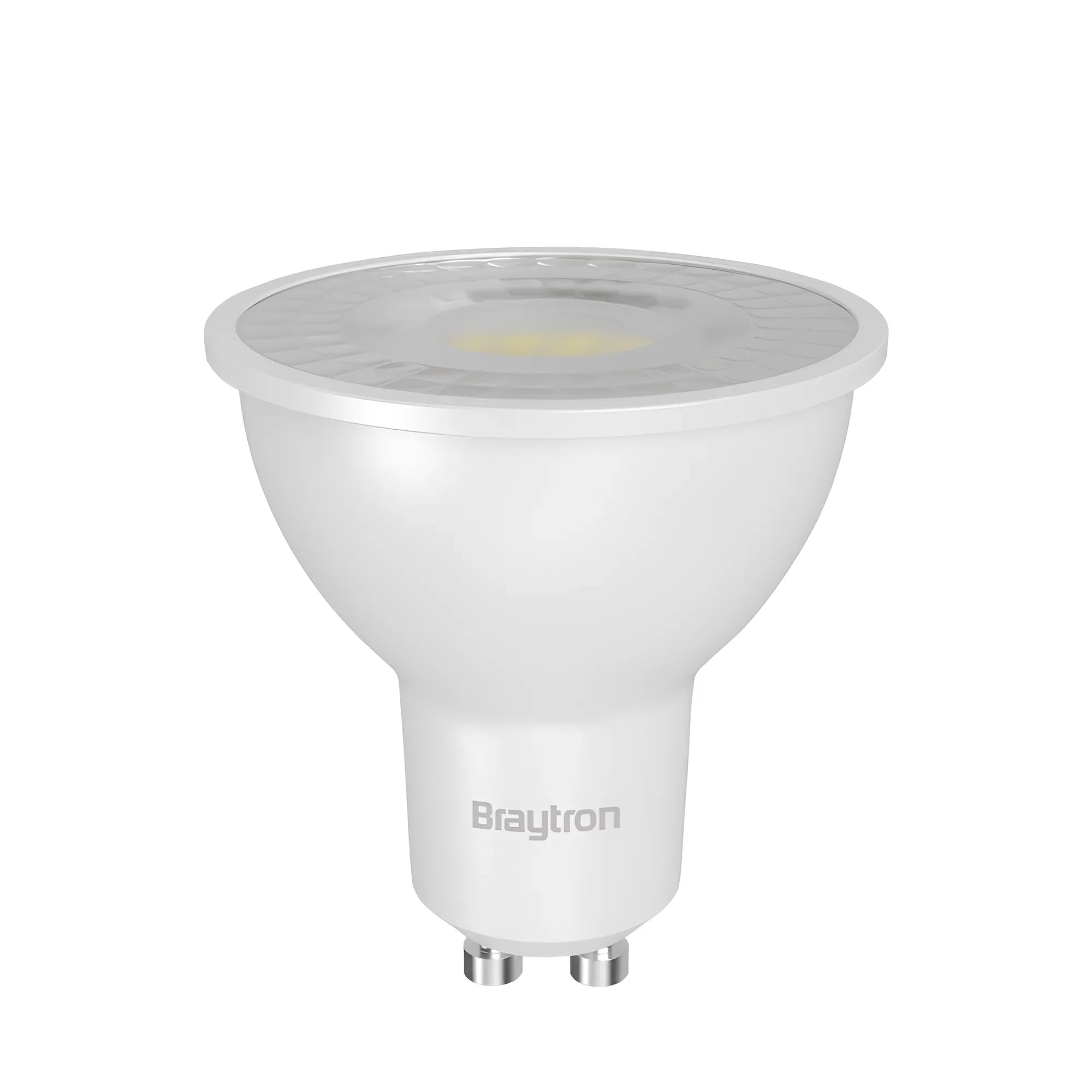 Braytron LED-Leuchtmittel GU10 5W 6500K Kaltweiß 450 lm 38° Spot – Weiß