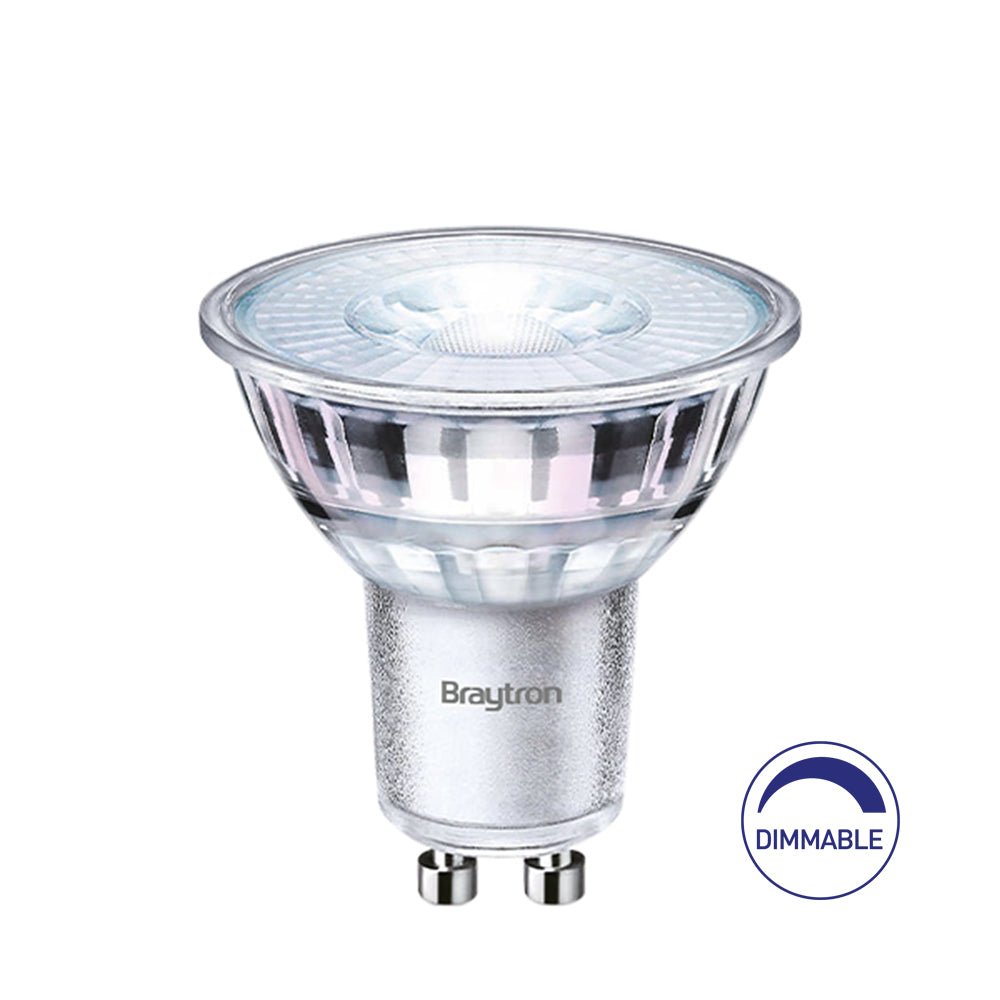Braytron LED GU10 5,5W (50W) dimmbar 4000K Neutralweiß Reflektorlampe Leuchtmittel 400 Lumen