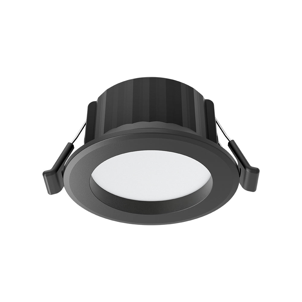 Braytron  LED 9W Einbaustrahler 68mm IP54 3CCT Feuchtraum Deckenstrahler Spot Badezimmer Schwarz