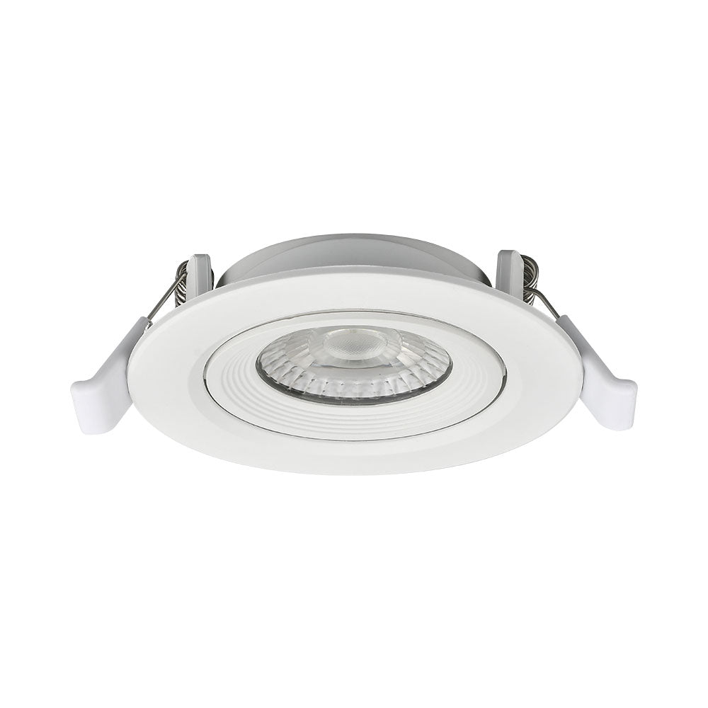 LED Deckenspot Einbauspot 5W schwenkbar IP20 4000K Neutralweiß Ø90mm