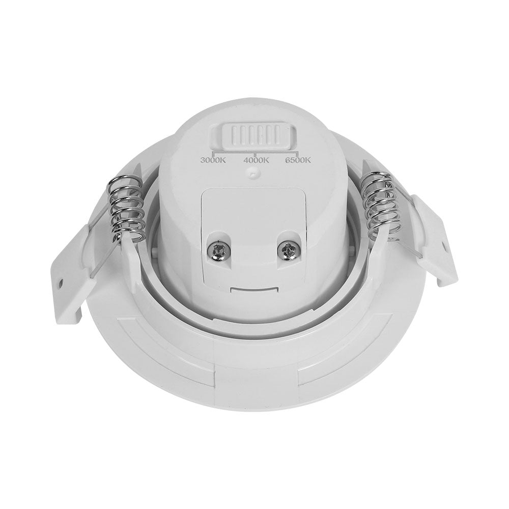 LED Rund 7W Dimmbar Einbaustrahler schwenkbar 3in1 CCT Spot 650lm Warmweiß - Kaltweiß