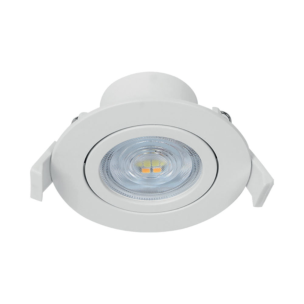 LED Rund 7W Dimmbar Einbaustrahler schwenkbar 3in1 CCT Spot 650lm Warmweiß - Kaltweiß