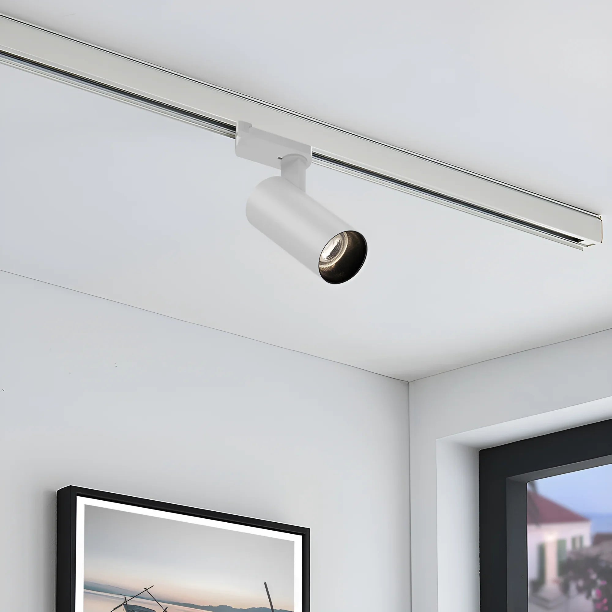 Braytron LED-Schienenstrahler 15W 3CCT 1-Phasen dreh-/schwenkbar – Weiß