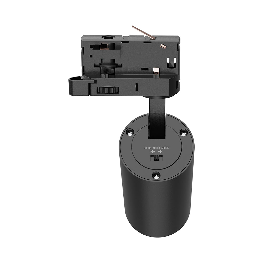 Braytron 3-Phasen LED Schienenstrahler 15W 3CCT 3000-6000K schwarz dreh und schwenkbar Spot