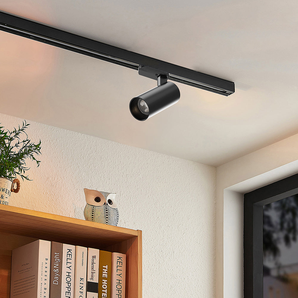 Braytron 3-Phasen LED Schienenstrahler 30W 3CCT 3000K-6000K Schwarz dreh- und schwenkbar