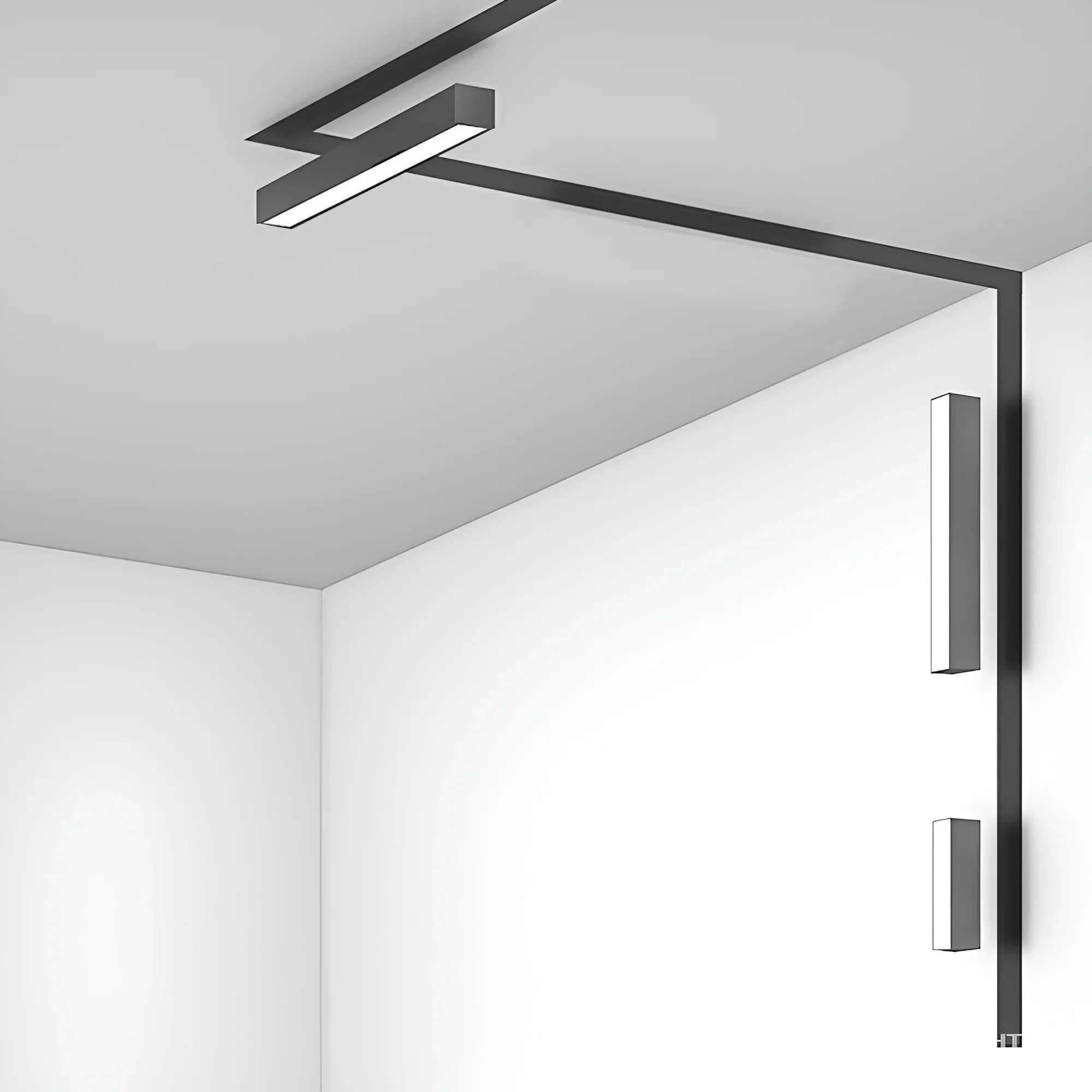 Braytron LED Magnet-Schienenleuchte 48V Linear 18W 3CCT 120° – 60 cm, Schwarz