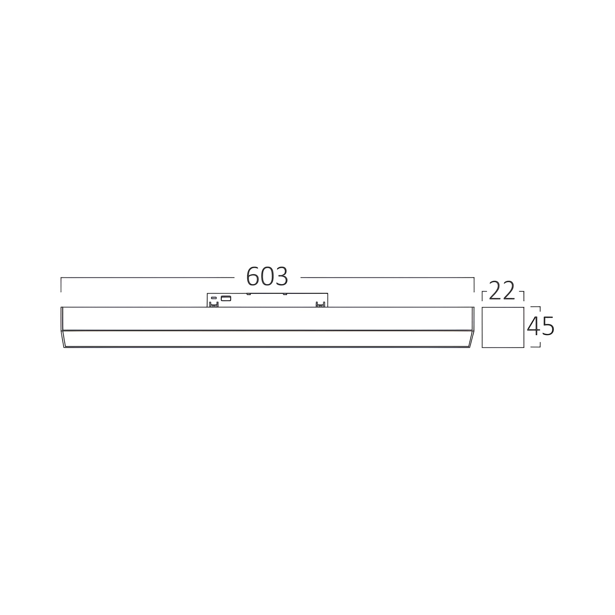 Braytron LED Magnet-Schienenleuchte 48V Linear 18W 3CCT 120° – 60 cm, Schwarz