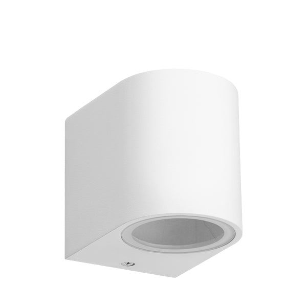 LED Wandleuchte Außen Weiß Rund GU10 Down Außenwandleuchte Wandlampe IP44