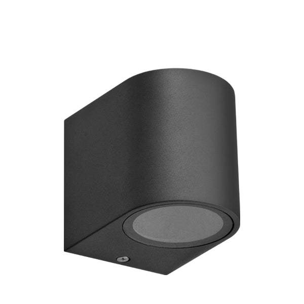 LED Wandleuchte Außen Anthrazit Rund GU10 Down Außenwandleuchte Wandlampe IP44